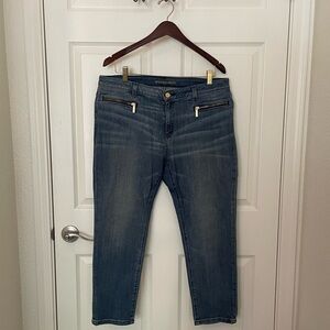 🍁 Michael Kors Jeans with Gold Zipper Pockets